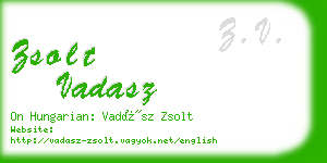 zsolt vadasz business card